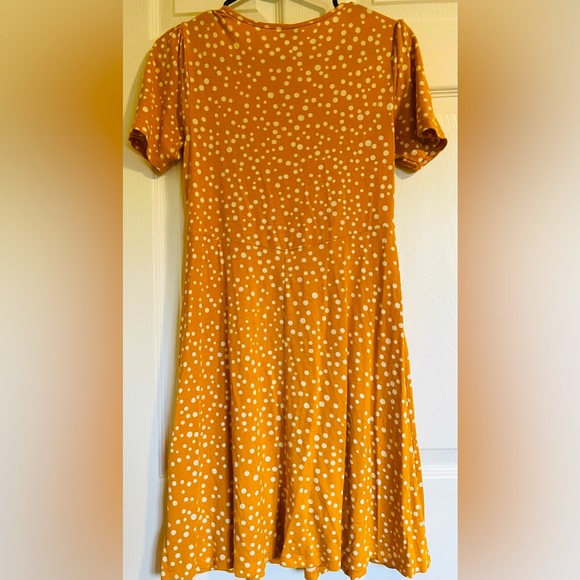 ASOS yellow polka dot dress - Picture 2 of 4